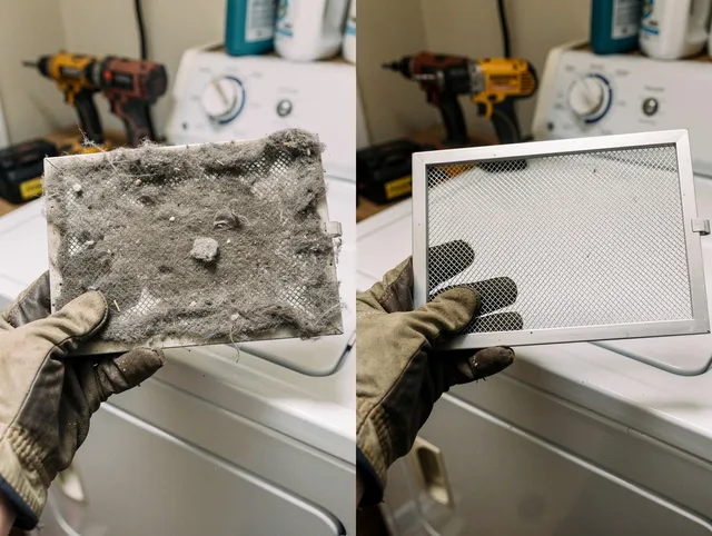 Professional lint trap cleaning by Cypress Dryer Vent Cleaning in Cypress