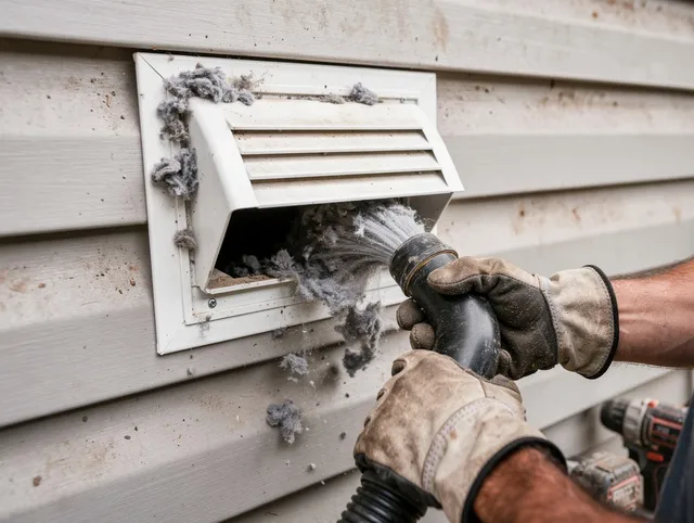 Professional dryer vent cleaning by Cypress Dryer Vent Cleaning in Cypress