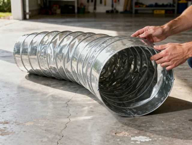 Cypress Dryer Vent Cleaning specialist using advanced equipment for thorough duct cleaning in Cypress