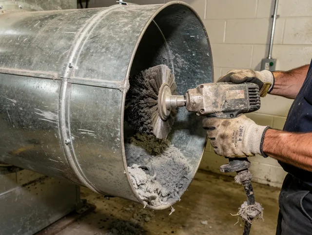 Industrial-grade dryer vent cleaning by Cypress Dryer Vent Cleaning in Cypress